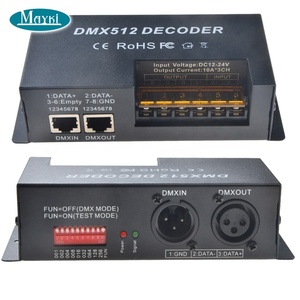 Tira de LED de 4 canales RGBW, decodificador DMX512 DMX 512, controlador y controlador LED de decodificación - Product Image 4