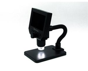 Digital 4.3&quot; Display <strong>Microscope</strong> 1-<strong>600X</strong> Magnifier 100-250V With 8 LED Adjustable Light Wth Gooseneck Bracket - Product Image 2