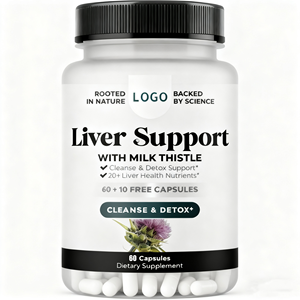 Yetişkin yağlı karaciğer sağlığı için özelleştirilmiş detoks onarım destek takviyesi karaciğer temizlemek yenilemek kapsüller - Product Image 6