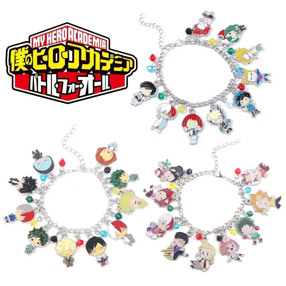 My Hero Academia Green Valley Idehisa Yueike High School Focus personaggio congelato bracciale Super Heroes Cartoon