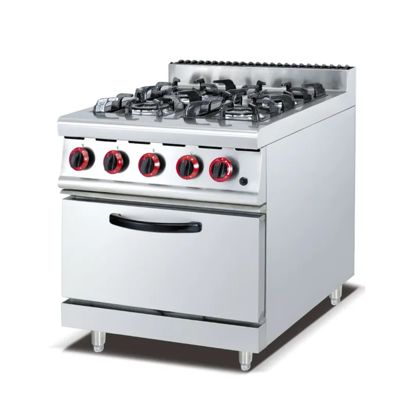 Top Qualità Freestanding Tavolo Stufa A Gas di Cottura con Forni per la Cucina