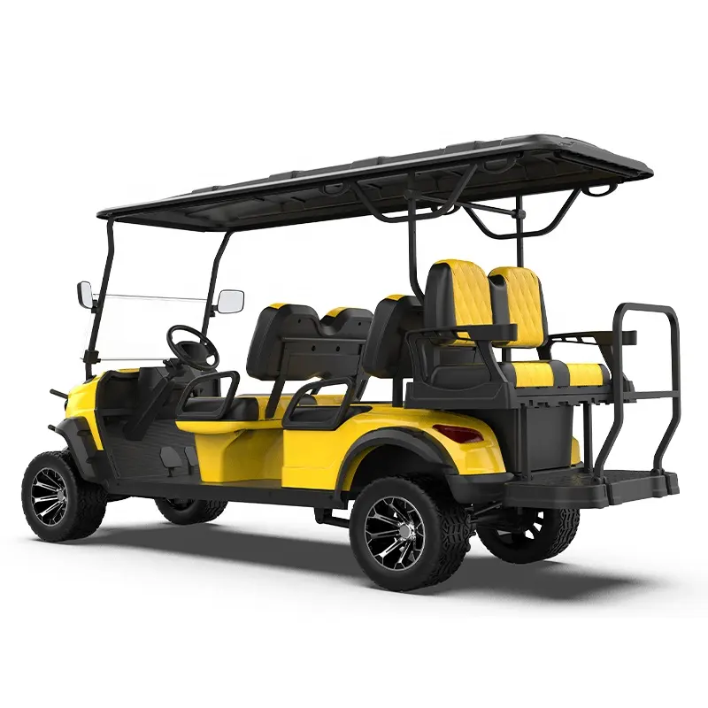 Street Legal Extreme Lifted Advanced Top Brand 4 Seater Motorized Golf Push Cart All Terrain Electric Golf Cart