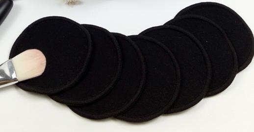 Bamboo cotton,Black, Only pads