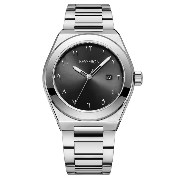 Relojes negros con esfera árabe