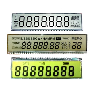 Waage 6-stelliges monochromes 4-stelliges Segment LCD 14-Segment-LCD-Display Benutzer definiertes Größen segment LCD-Bildschirm modul - Product Image 5
