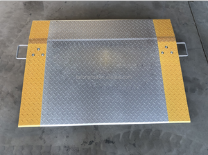 Nivelador de muelle de carga móvil Rampa de carga y descarga de contenedores Rampa de montacargas de placa de muelle de aluminio