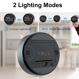 キッチンタイマーデジタル教室タイマー子供用大型磁気LEDカウントダウンタイマー常時点灯機能付き