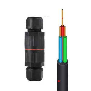 Caja de conexiones recta a prueba de agua Cable eléctrico Conector de 3 pines Enchufe exterior Bloque de terminales - Product Image 4