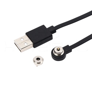 Cable de conexión microusb para sincronización de datos, conector magnético de 2 pines para adaptador de pcb, 90, 180, 360, 540 - Product Image 5