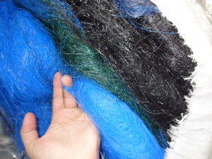PE-polietilen plastik balık ağı (MIX renk) balyalar hurda/atık geri dönüşüm için. - Product Image 2