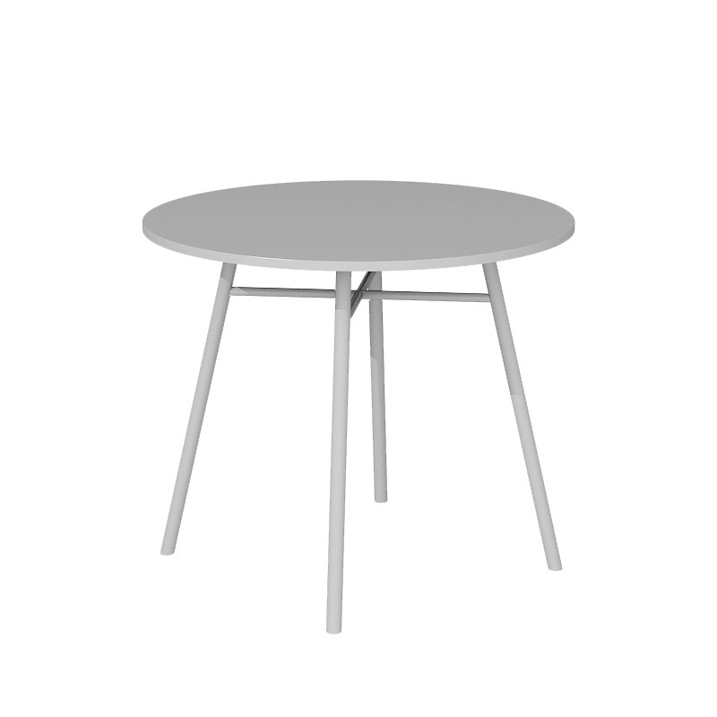 Table ronde blanche