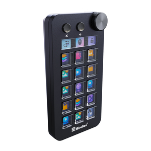 2025 nuovo prodotto Software personalizzabile tastiera programmazione LCD 15 tasti + manopola tastiera numerica Macro tastiera - Product Image 1