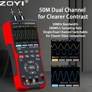 Çok enstrüman çift kanallı osiloskop ZT-703S çok fonksiyonlu multimetre sinyal jeneratörü üçü bir arada yüksek hassasiyet - Product Image 6