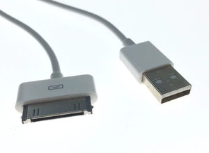 Cable USB de 30 pines para iPhone 4 para iPod Touch para iPod Nano Cable de sincronización de datos de carga rápida - Product Image 3