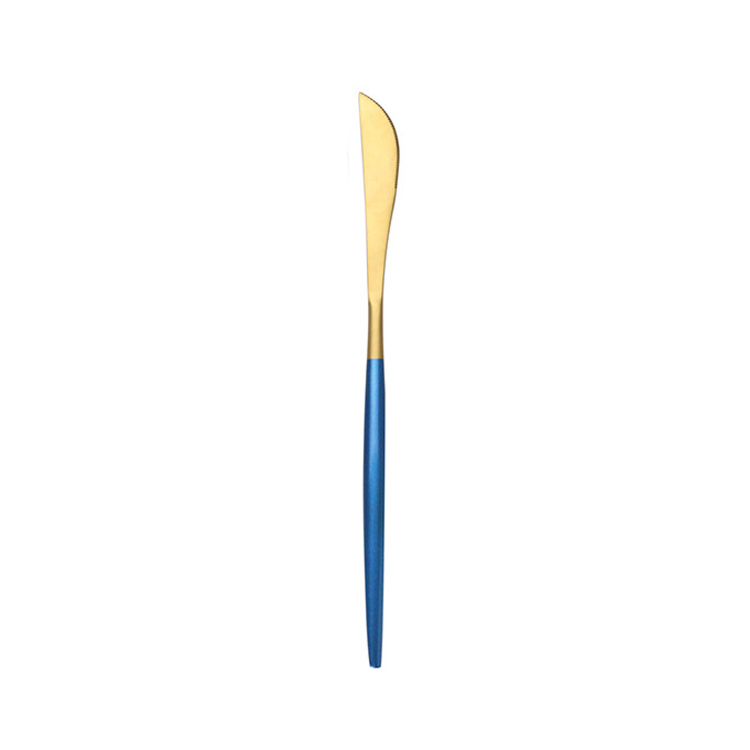 Cuchillo de cena-azul
