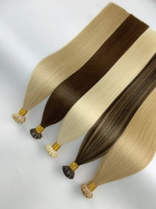 ผมต่อปลายหยิกเป็นลอนหยิกตรงสีบลอนด์น้ำตาลตามธรรมชาติ - Product Image 4