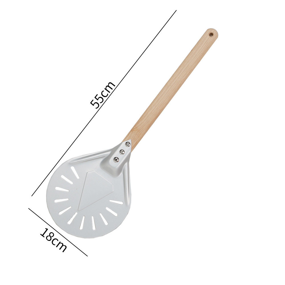 Wood color-7inch/44cm handle