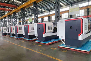 Siemens 3000 centro Cnc tornio CK61100E tornio orizzontale metallo resistente su misura singolo fornito letto piatto 530 tornio - Product Image 6