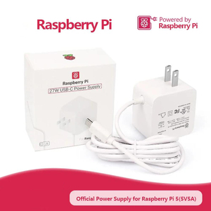 Official <strong>Raspberry</strong> <strong>Pi</strong> 5 <strong>Power</strong> Supply 27W USB-C Adapter 5.1V 5A with PD Standard Support - Product Image 2
