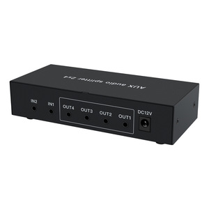 <strong>Audio</strong> Splitter <strong>2</strong> in 4 Out <strong>2</strong> in 4 Out Mix 3.5 mm AUX Hi-fi Stereo with Volume Adjustment - Product Image 5