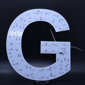 LEDアルファベット手紙RGB 5050 RGBモジュールdc 12v IP44 For広告照明Numbers LED文字記号ledモジュールrgb - Product Image 2