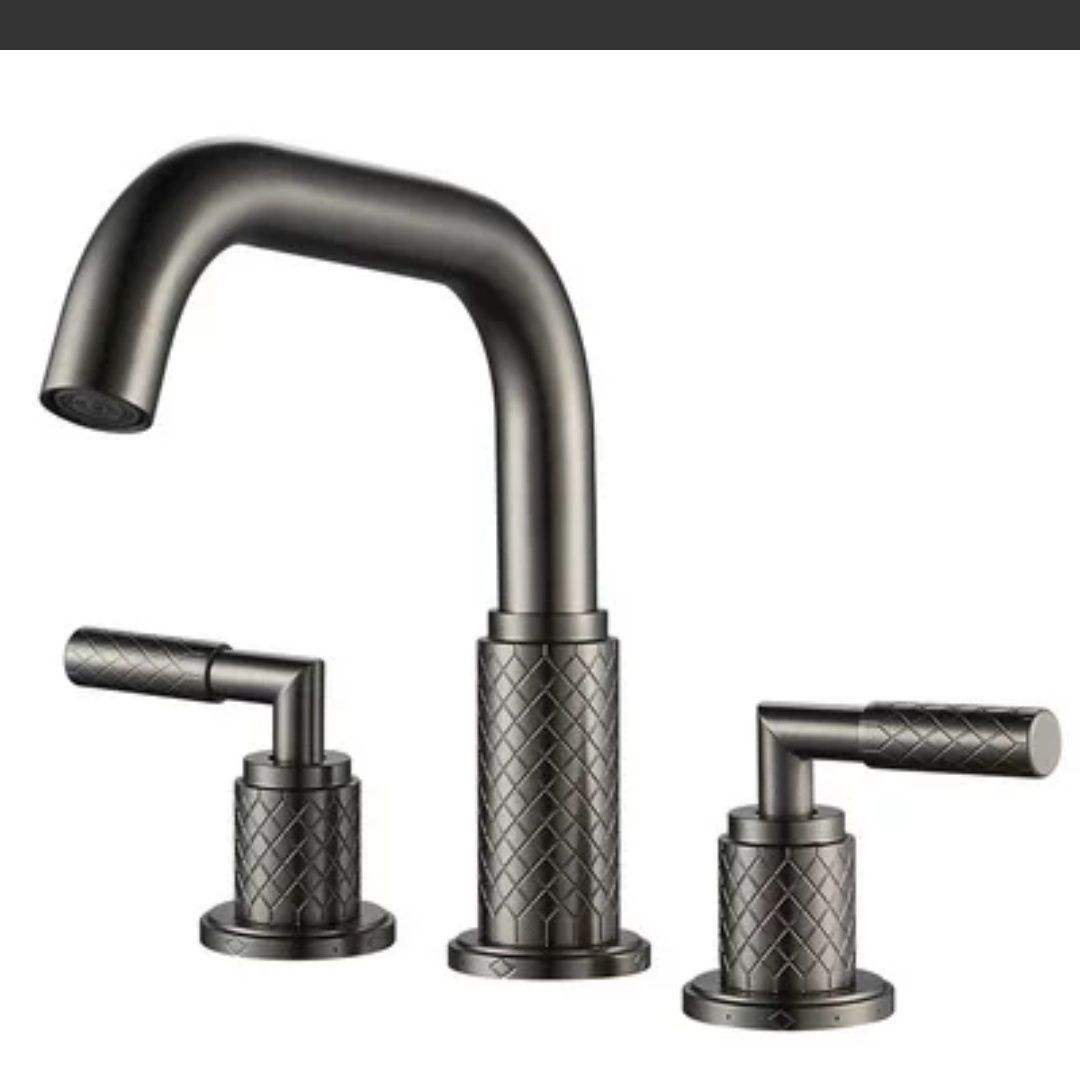 Gun gray low tube three-piece set