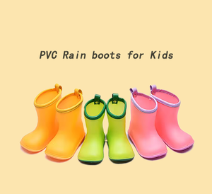 カスタムベビーショート幼児イージーオン軽量防水滑り止めPVC子供OEMレインブート - Product Image 6