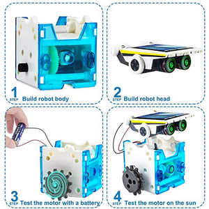FiveStar 12-in-1幹ソーラーロボット玩具教育Diy Building Science Stemロボットキット12 in 1ソーラーロボット玩具子供用 - Product Image 5