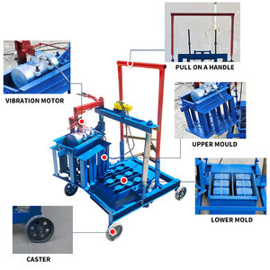 Factory Price Small Portable Brick <strong>Making</strong> <strong>Machine</strong> for Sale <strong>Manual</strong> Cement Brick <strong>Making</strong> <strong>Machine</strong> Concrete <strong>Block</strong> Molding <strong>Machine</strong> - Product Image 2
