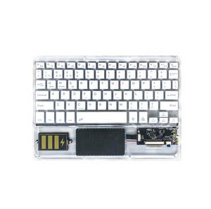 2024 nuevo teclado BT con retroiluminación transparente teclado inalámbrico portátil ultrafino para Android iOS Windows - Product Image 2