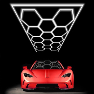 HanYin LED-Arbeitslichtlampe kann individualisiert werden Logo Verschiedene Stilfarben sechseckiges Led-Licht - Product Image 4