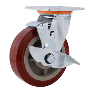 CMCL Hot Sale Caster 6IN Polyurethan Hochleistungs-PU-Rollen Räder Maschinen rollen - Product Image 2