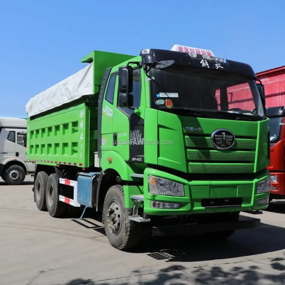 460HP 10 tekerlekler LHD FAW JH6 100 ton yük ağır 6x4 Howo madencilik damperli kamyonlar satılık