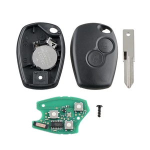 กุญแจรีโมทรถยนต์แบบไร้กุญแจ433MHz,2ปุ่มสำหรับ Renault Megane Modus Clio Logan Kangoo Sandero Duster - Product Image 6