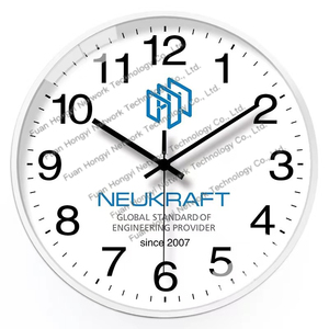 12 inç duvar saati için dijital okuma ile ay, tarih, gün ve oda sıcaklığı - Product Image 2