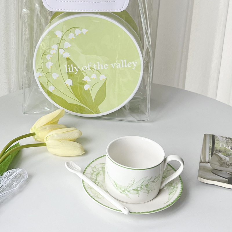 Coffret cadeau muguet vert