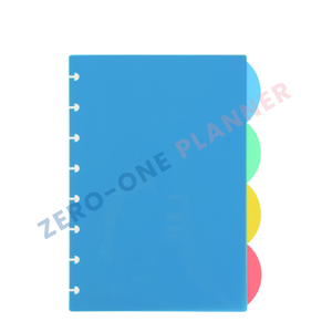 Customized A4 A5 B5 Disc Binding Index Pages Colors PP Disc Bind Divider - Product Image 6