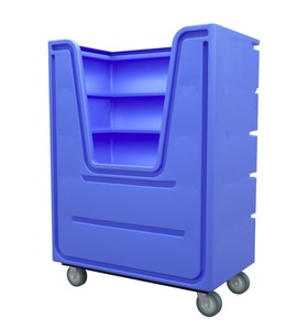 Rotomolding Aluminum <strong>Roto</strong> Mould Process Plastic Linen <strong>Cart</strong> with Wheels Mold