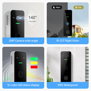 Waterproof Wifi Video <strong>Intercom</strong> Tuya Smart <strong>Fingerprint</strong> Access Control <strong>System</strong> With <strong>Fingerprint</strong> and Card PST-VC4-F - Product Image 5