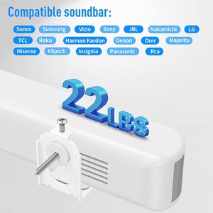 Patentli tasarımlı MOUNTUP Soundbar duvar montajı, seviye ayarlanabilir ses çubuğu braketi - Product Image 6