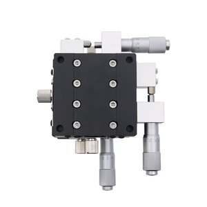 XYZR軸60mm * 60mmトリミングプラットフォームクロススライドガイドレール手動リニアステージスリップウェイ - Product Image 5