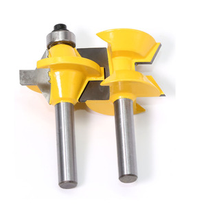 2Pcs 8mm Shank Router Bit Set Grad Holz bearbeitung Nut Meißel schneider Werkzeug - Product Image 6