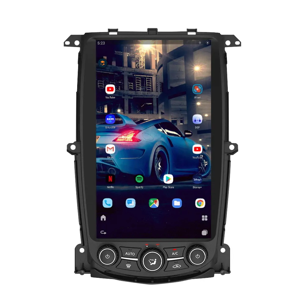 4G Màn Hình Thẳng Đứng Android 11 Xe Video Đài Phát Thanh Máy Nghe Nhạc GPS Navigation Auto Stereo Đơn Vị Đứng Đầu Carplay Cho Nissan 370Z 2009-2021 DSP