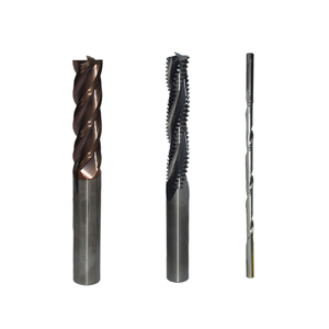 Üç bıçak kaba diş freze kesicisi germe dört bıçak Spiral freze kesicisi çift başlı tek bıçak kesme aracı - Product Image 1