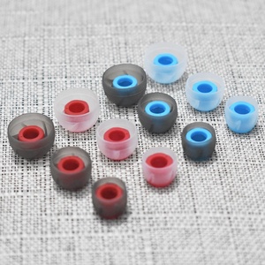 6.0mm〜7.0mmノズルチューブシリコンラバーカバーイヤーチップを備えたインイヤーイヤホン用6mmスパイラルシリコンイヤチップ - Product Image 4