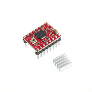 Factory Outlet High-grade Original Chip with Retail Package Red <strong>A4988</strong> Stepper Motor <strong>Driver</strong> for 3D Printer - Product Image 5