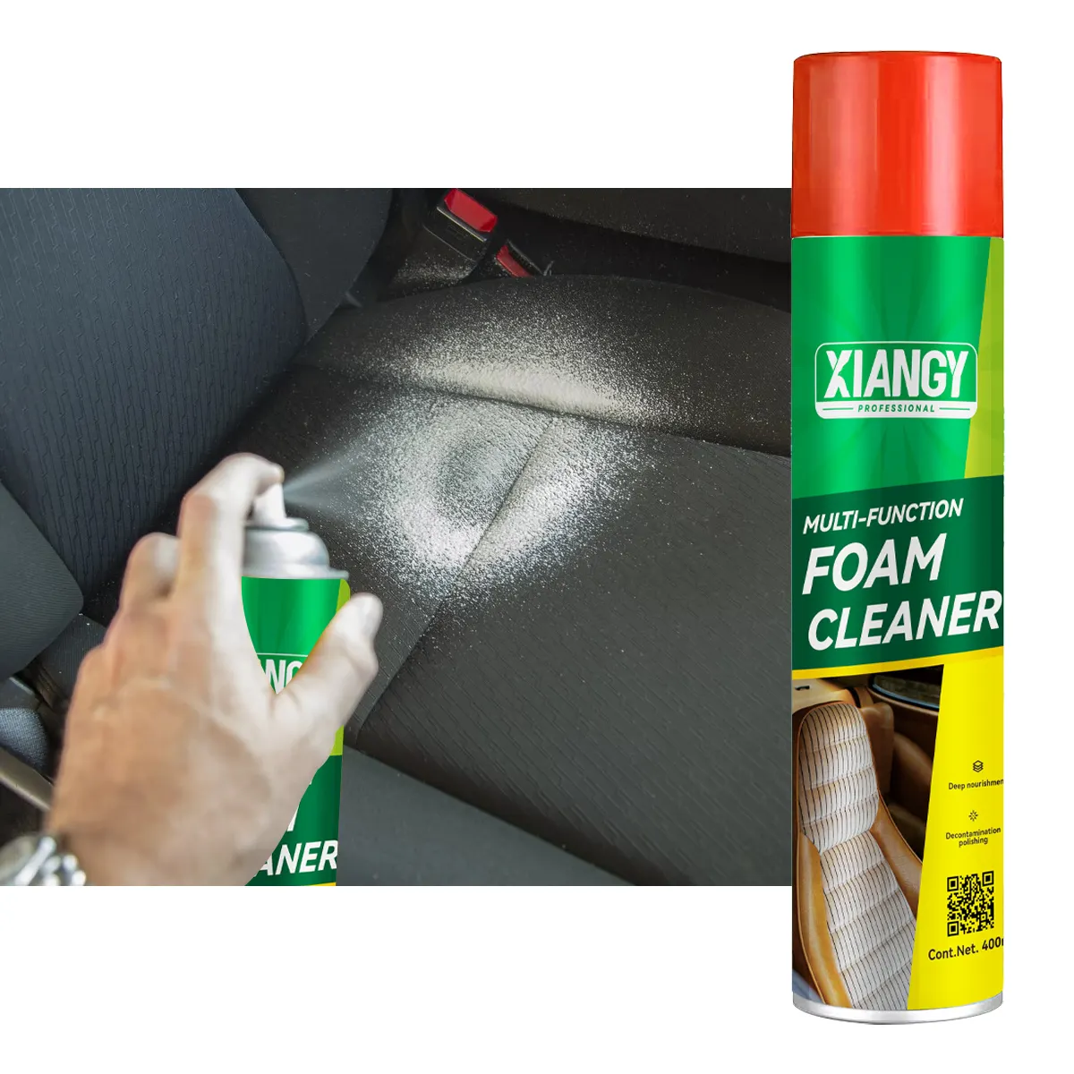 Kundenspezifisch leistungsstark mehrzweck-innenraumpflege-Autospum-Reiniger-Spray für Auto