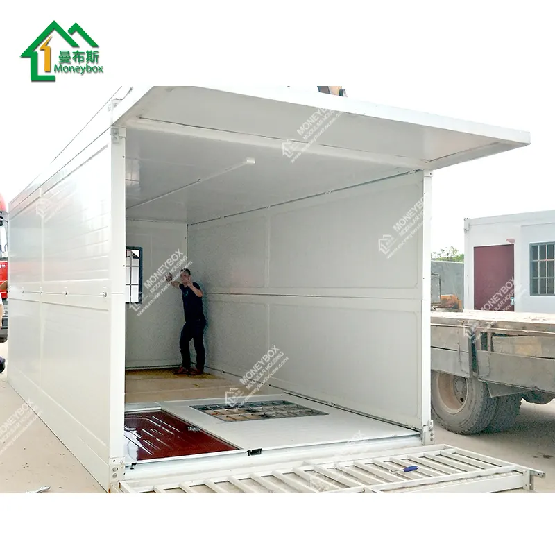 CSC CE certification prefab shipping foldable container house folding container