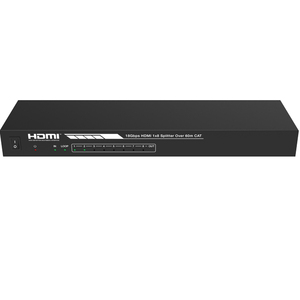 Divisor extensor HDMI de 18Gbps sobre Ethernet 1 en 8 salidas sobre Cat5e/6 hasta 60m con 8 receptores para sistema de cine en casa - Product Image 3