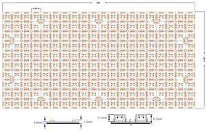 RGBW แผ่นไฟ LED หลากสียืดหยุ่นสำหรับบาร์หินโปร่งแสงไฟ LED หินโอนิกซ์800ไฟ LED ต่อชิ้นรับประกัน24โวลต์3ปี - Product Image 4